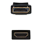 Nanocable Cable Conversor DP a HDMI 2 M Negro - vignette 2