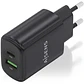 Aisens Cargador GaN 25W USB-C PD 3.0 USB-A QC3.0 - Miniatura 2