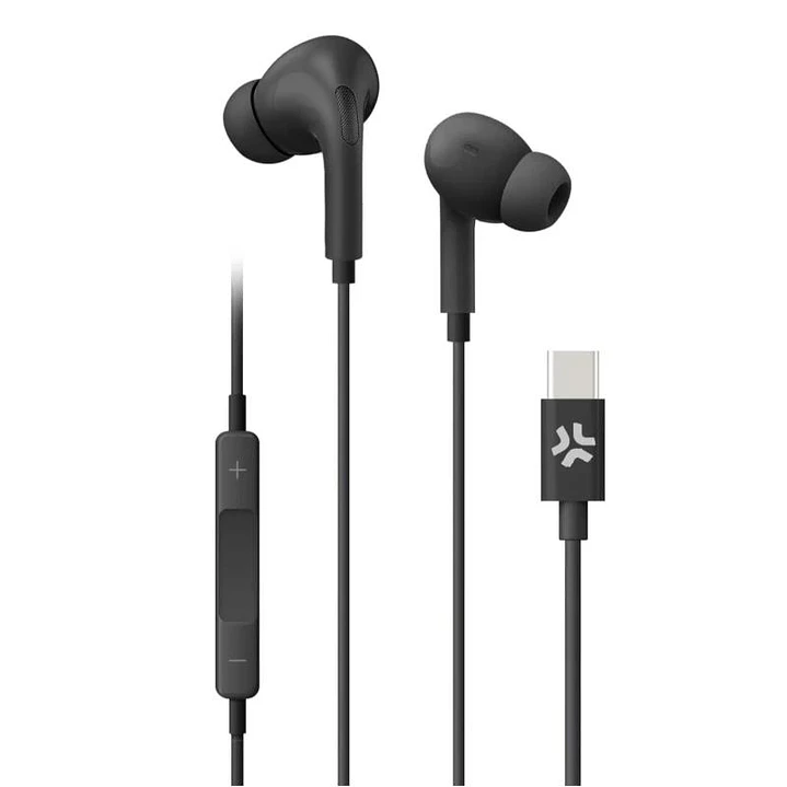 Celly Auriculares cable Usb-C Negro 1