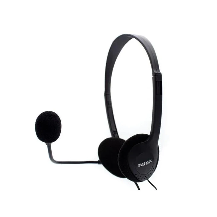Nilox Auriculares NXCM0000004 Doble Jack Negro 1