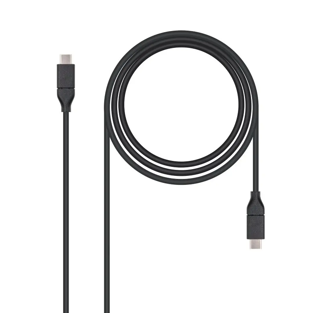 Nanocable Cable USB 3.1 Gen210Gbps USB-C A USB-C 1