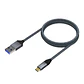 Aisens Cable USB 3.1 Gen2 Alu 3A CM-AM Gris 2.0M - Miniatura 2