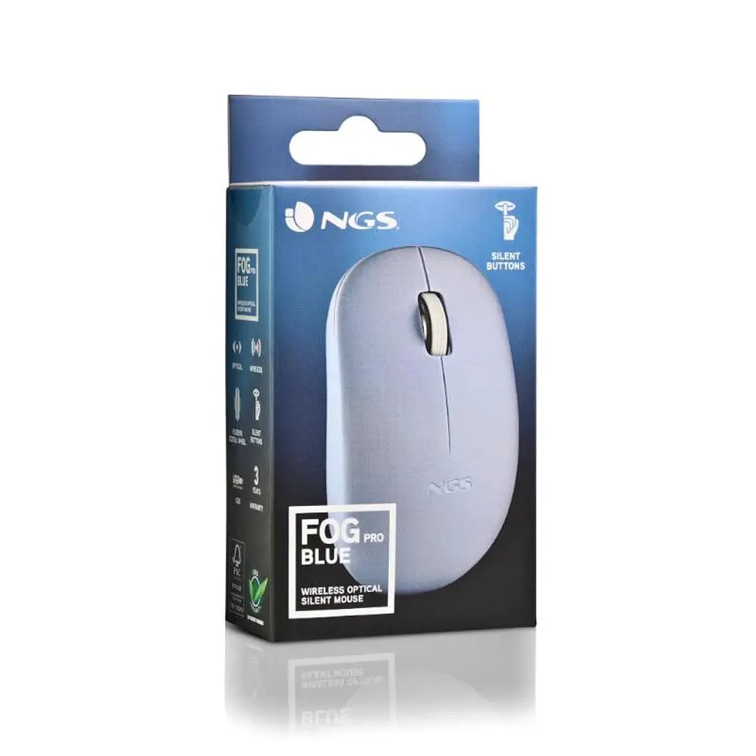 NGS Raton Fogpro Inalambrico Azul 4
