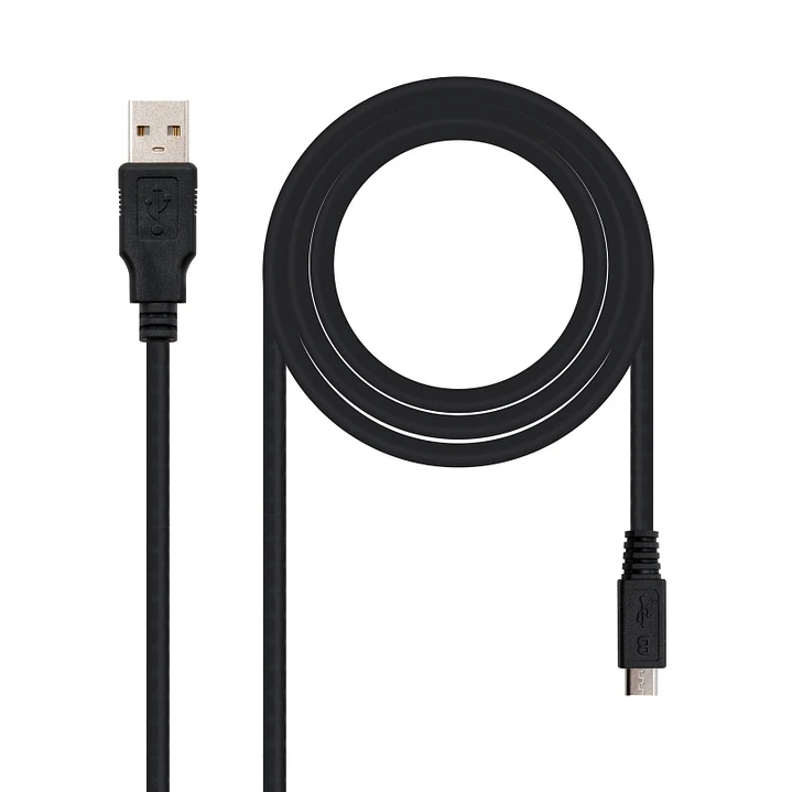 Nanocable Cable USB 2.0 A/M Micro USB B/M 0,8 M 1