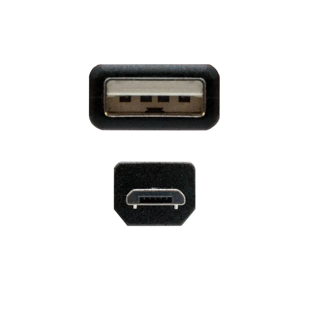 Nanocable Cable USB 2.0 A/M Micro USB B/M 0,8 M 2