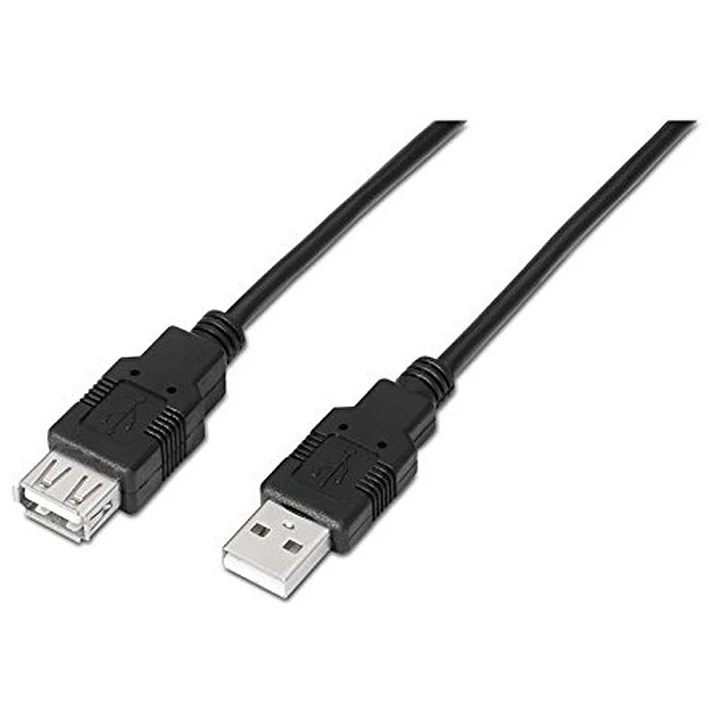Nanocable Cable USB 2.0 Tipo-A M/H P Negro 1,8 m 1
