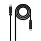 Nanocable Cable USB2.0 3A USB-C/M-USB-C/M 1.5 M - Thumbnail 1