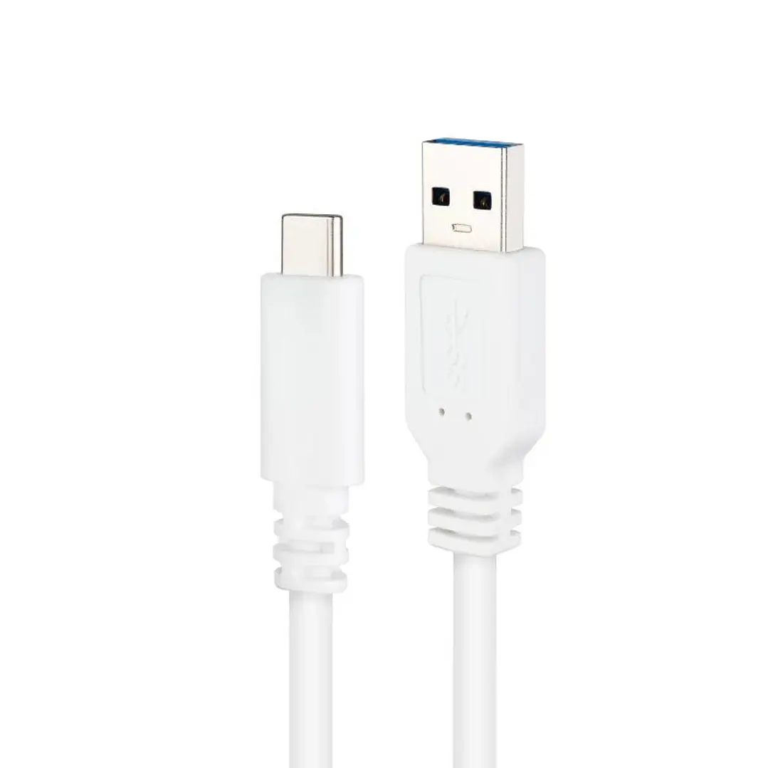 Nanocable Cable USB 3.1 Gen2 USB-C/A 1 M Blanco 4