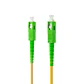Nanocable Cable fibra SC/APC LSZH Amarillo 10m - Thumbnail 2
