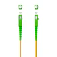Nanocable Cable fibra SC/APC LSZH Amarillo 10m - Thumbnail 3