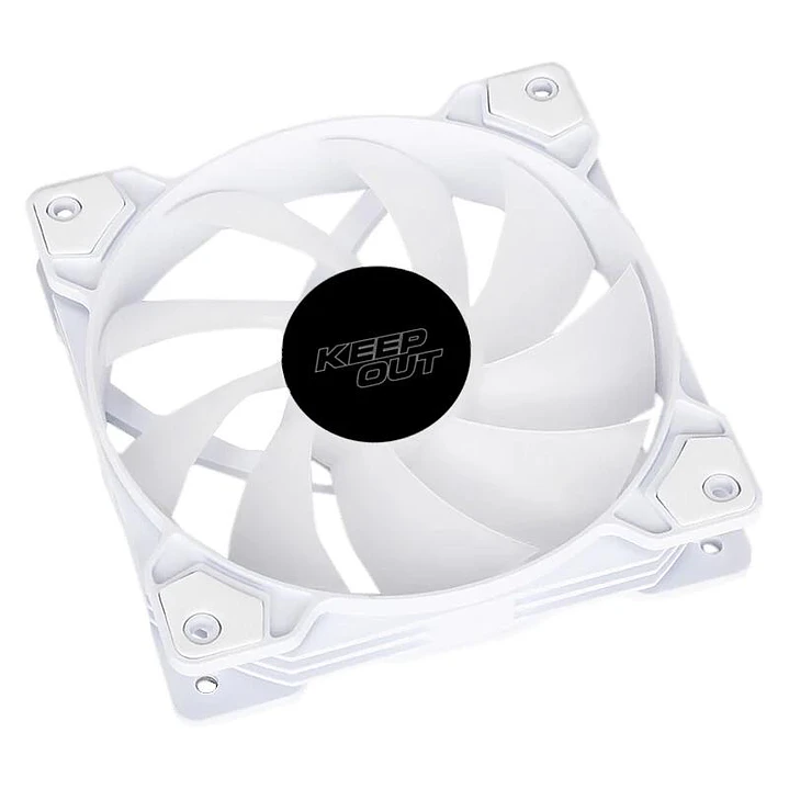 Keep Out Ventilador Caja XFC-120FW White 4