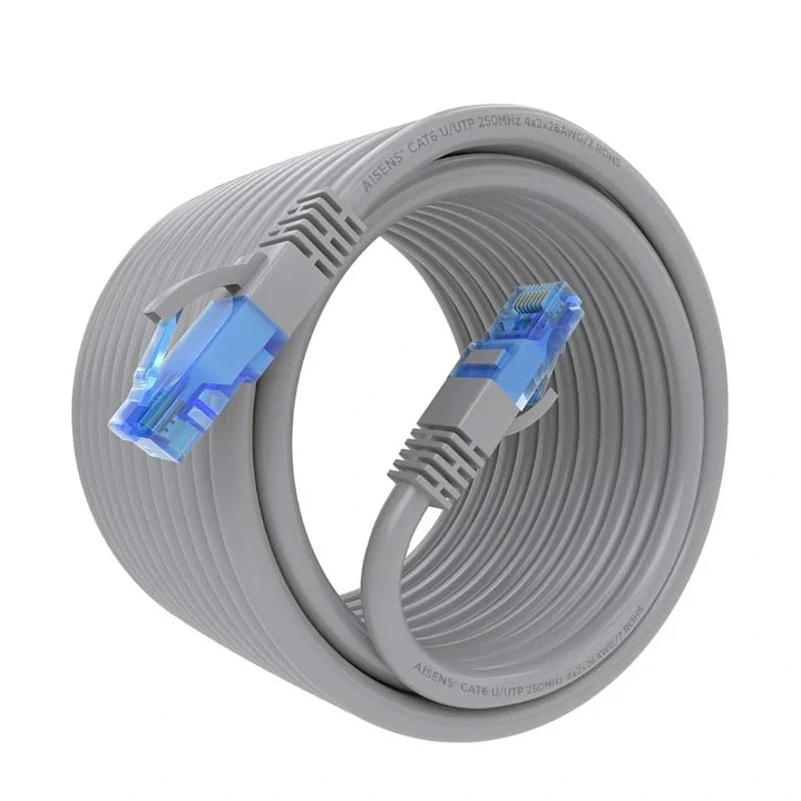 Aisens Cable RJ45 CAT.6 UTP AWG26 CCA Gris 10M 2
