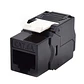WP Keystone Cat. 6a UTP RJ45/Hembra  Negro - Miniatura 1