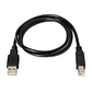Aisens Cable USB 2.0 Tipo A/M-B/M 3.0m - Miniatura 1