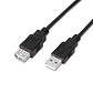Aisens Cable USB 2.0 tipo A/M-A/H negro 3.0m - Miniatura 2