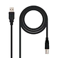 Nanocable Cable USB 2.0 Impresora Tipo A/M-B/M 1 M - Thumbnail 1
