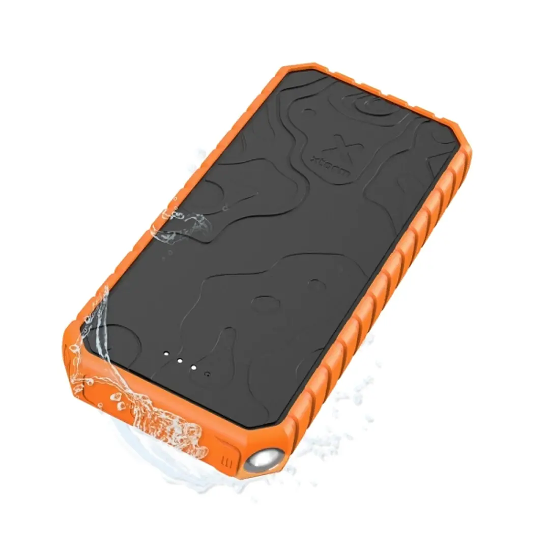 Xtorm Xtreme Power Rugged Powerbank 20.000 mAh 35W - 2x USB-C, 2X USB A - QC 3.0 - IP65 - Linterna - Color Negro 1