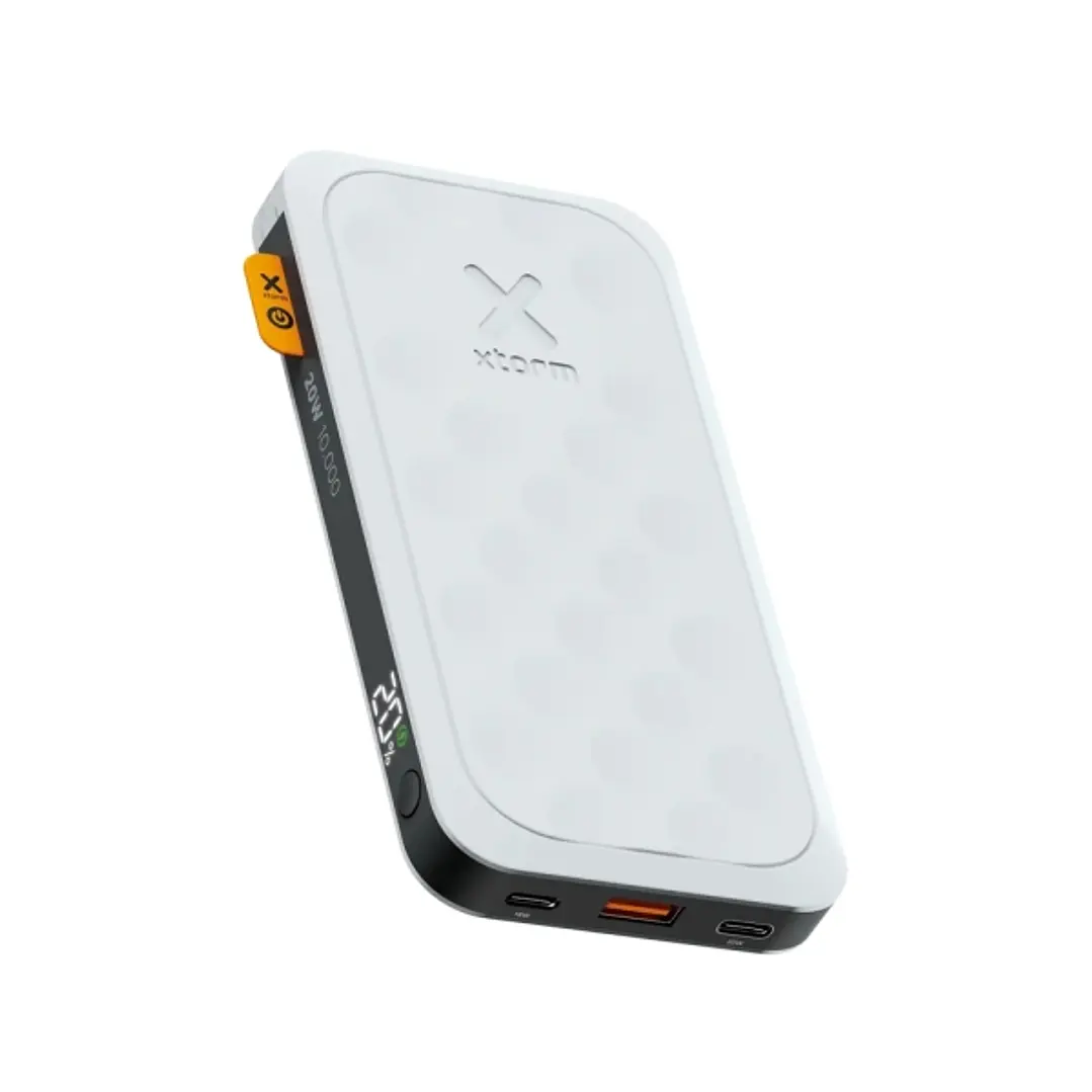 Xtorm FS5100 Powerbank 10.000 mAh 20W - 2x USB-C, 1X USB A - QC 3.0 - Compacta y Elegante - Color Blanco 1