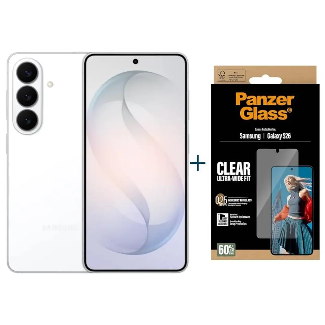 Samsung Galaxy S26 5G 256Gb 12Gb White+Prot Panzer 1