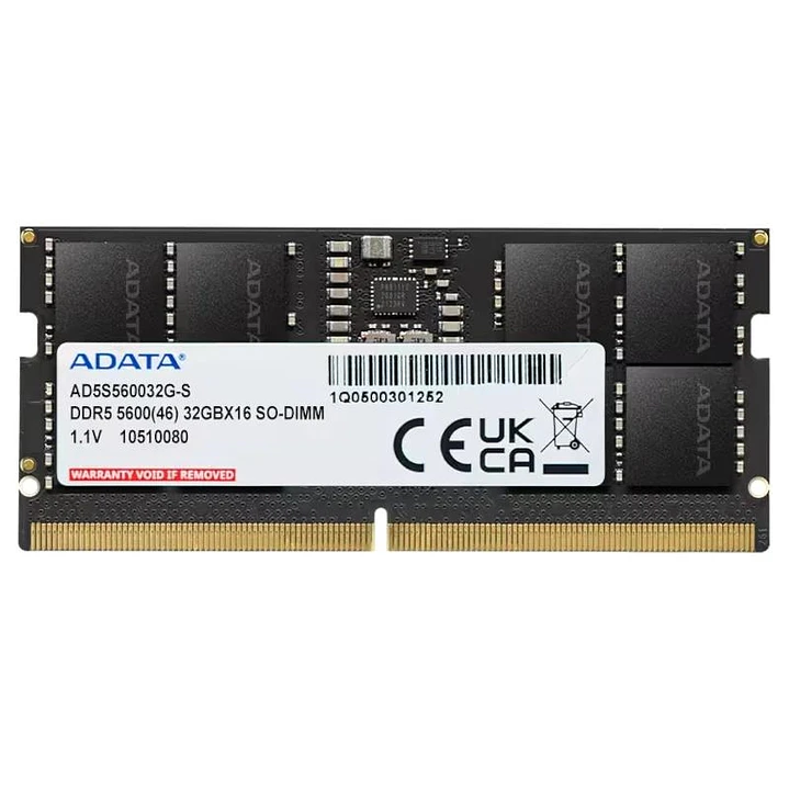 ADATA RAM AD5S560032G-S 32GB 5600Mhz DDR5 SODIMM 1