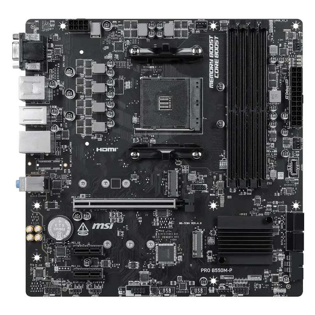 MSI Placa Base PRO B550M-P mATX AM4 2
