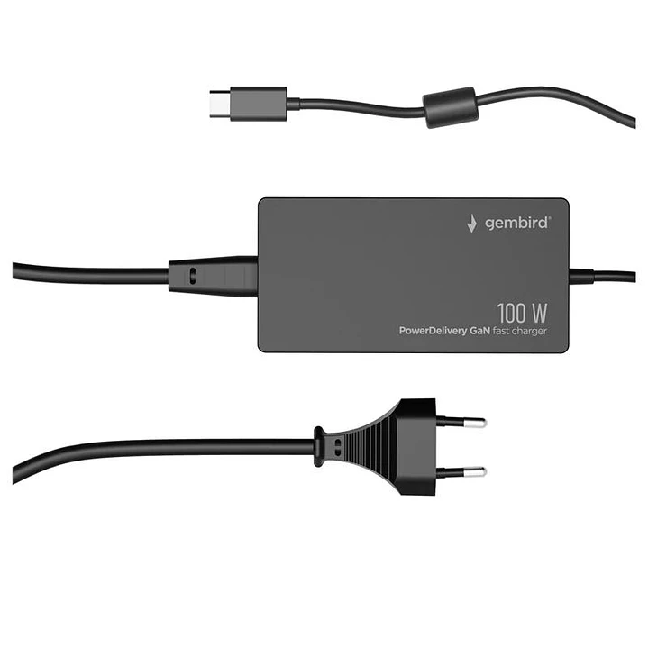 Gembird Cargador Rápido USB-C GaN P.Delivery 100W 1
