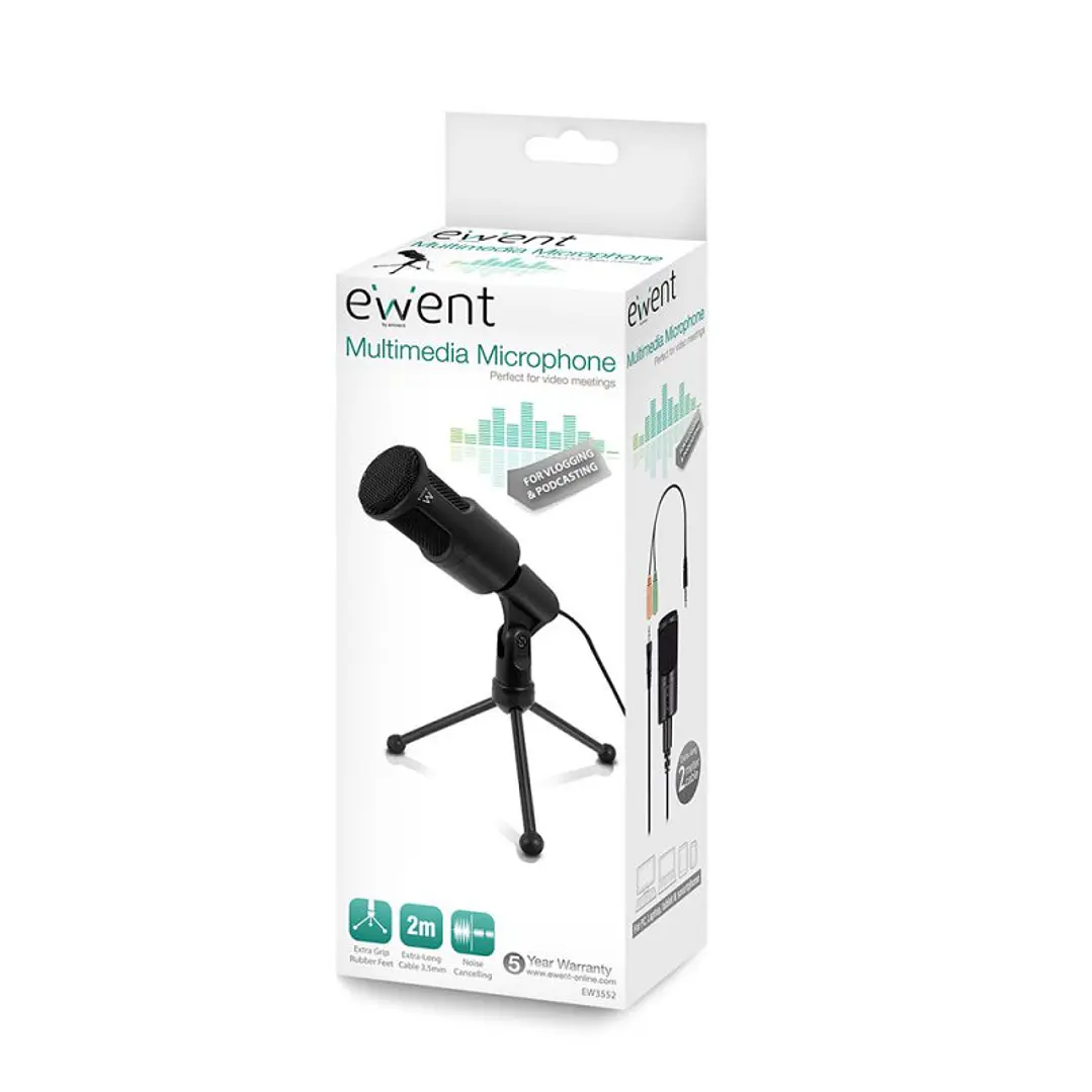 Ewent EW3552 Micrófono Multimedia Cancelación Ruid 4