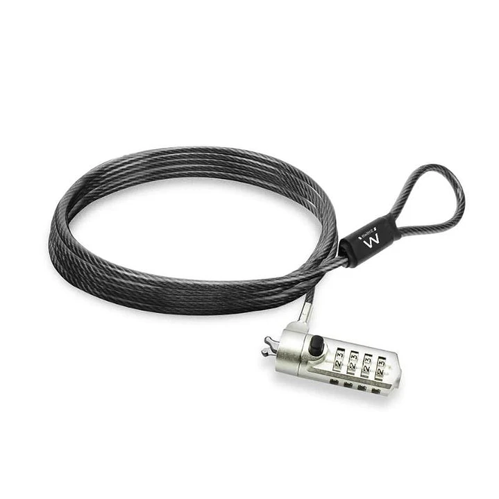 EWENT CANDADO PARA PORTÁTIL CON COMBINACIÓN WEDGE 1