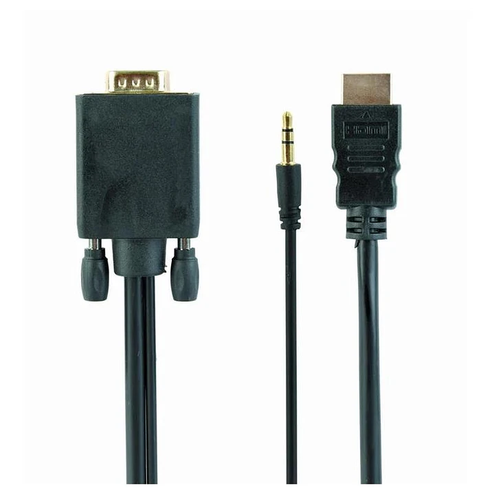 Gembird Cable HDMI a VGA + audio 1.8 mt Negro 1
