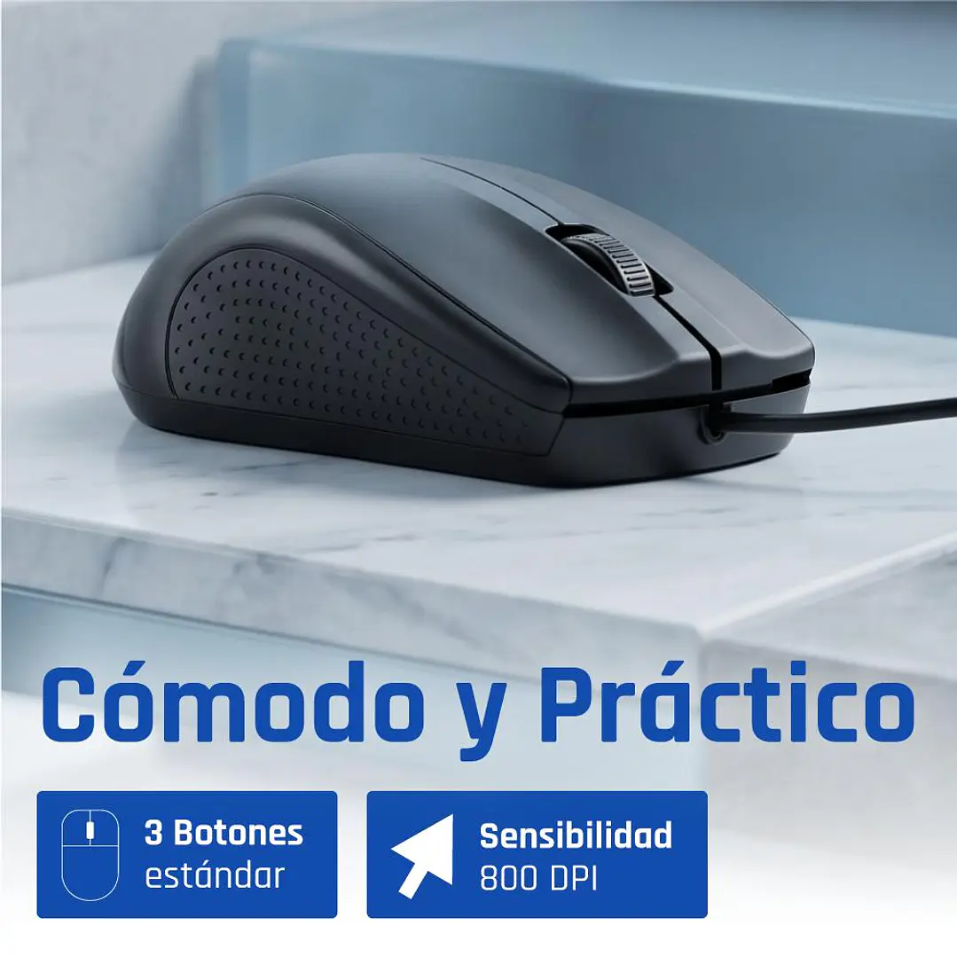 iggual Kit teclado y ratón COM-CK-STANDARD negro 2