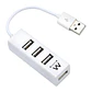 EWENT EW1122 MINI-HUB USB 4 PUERTOS BLANCO - Thumbnail 1