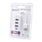 EWENT EW1122 MINI-HUB USB 4 PUERTOS BLANCO - Thumbnail 2