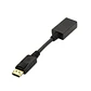 Aisens Conversor DISPLAYPORT/M-HDMI A/H negro 15cm - Thumbnail 1