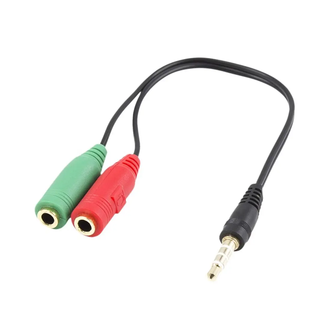 Ewent Cable Audio Jack 3,5/M-2 Jack 3,5/H -0,15mt 1