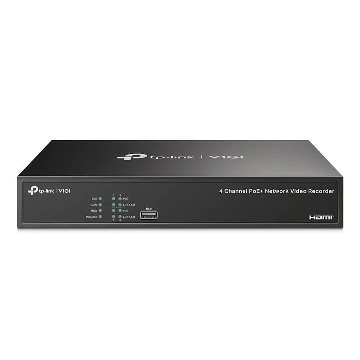 VIGI Grabador IP NVR1004H-4P Rack 01 HDD 04 C PoE 1