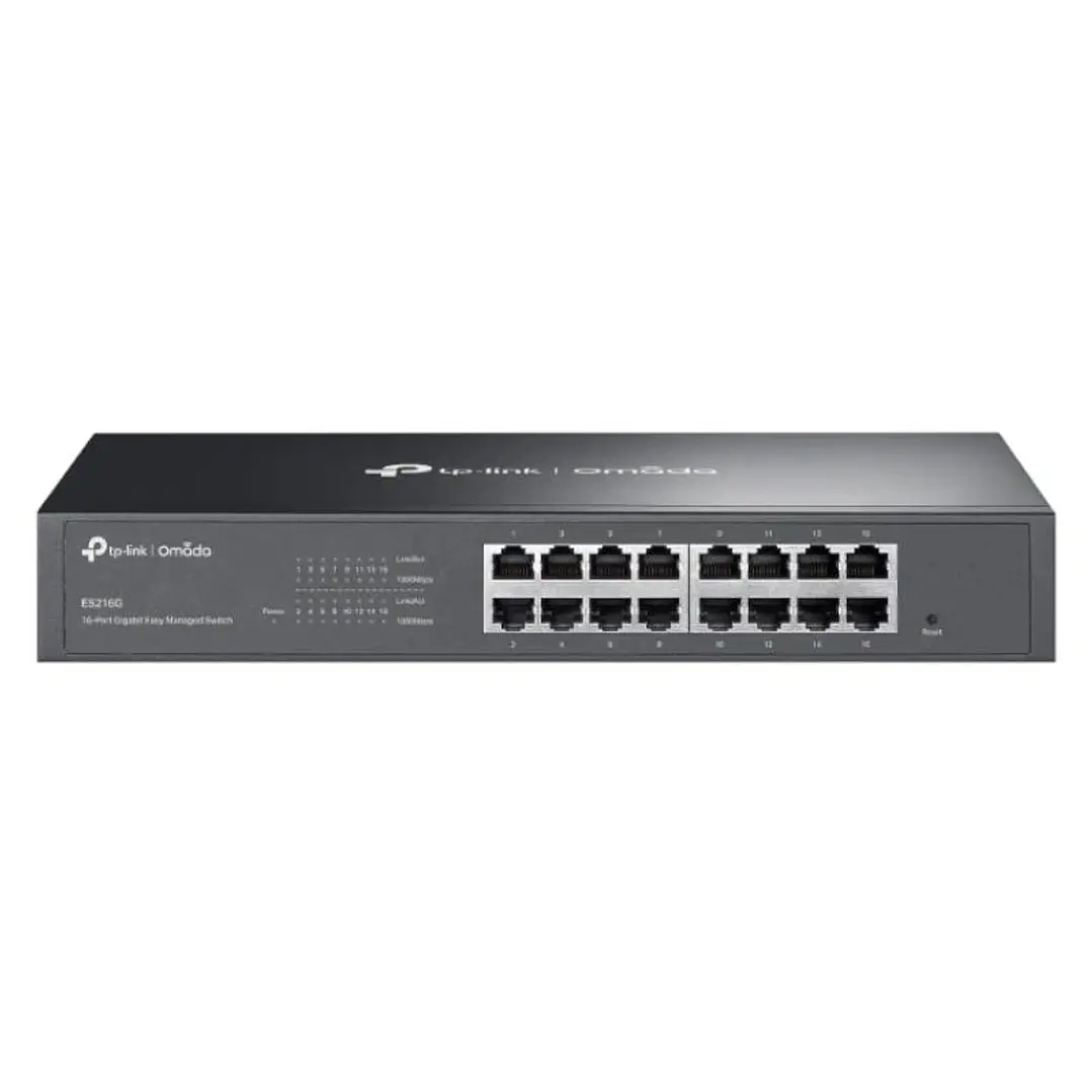 TP-Link ES216G Switch 16xGbE Metal 1U 1