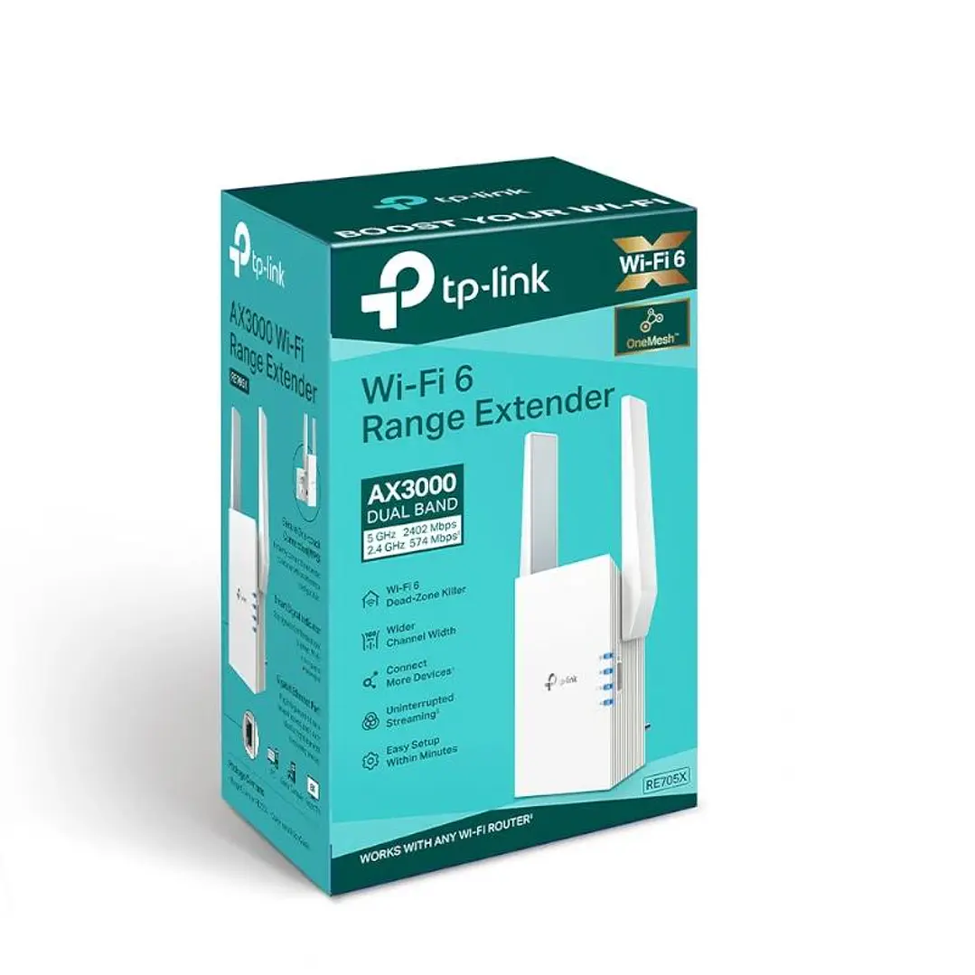TP-Link RE705X Range Extender WiFi6 AX3000 2
