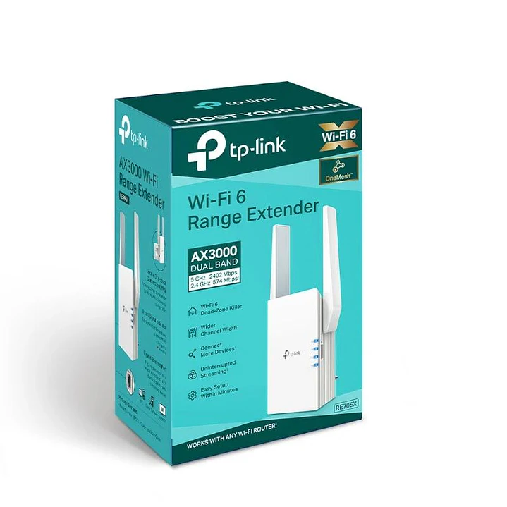 TP-Link RE705X Range Extender WiFi6 AX3000 2