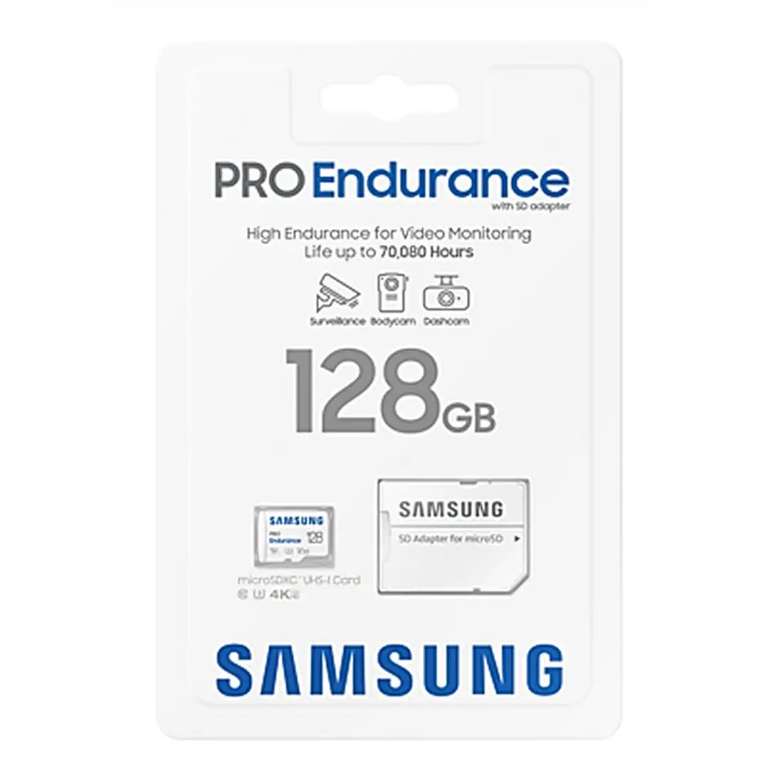 Samsung MicroSDHC Pro Endurance 128GB Clase 10 c/a 4
