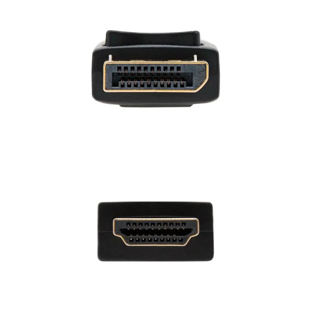 Nanocable Cable Conversor DP a HDMI Negro 10m 3