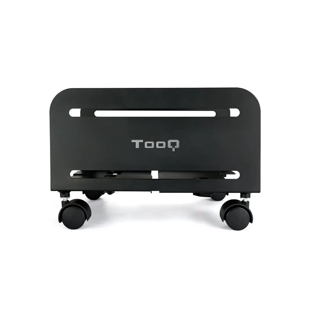 TooQ Soporte para CPU de SUELO con ruedas negro 1
