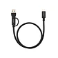 Nanocable Cable USB-C+USB-A/USB-C 3.2 GEN2 3 M - vignette 1
