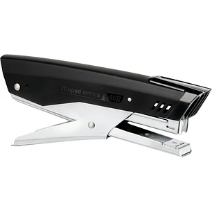 Maped E-4402 Grapadora Metalica de Tenaza - Hasta 25 Hojas - Admite Grapas 24/6 y 26/6 - Profundidad de 45mm - Color Negro
