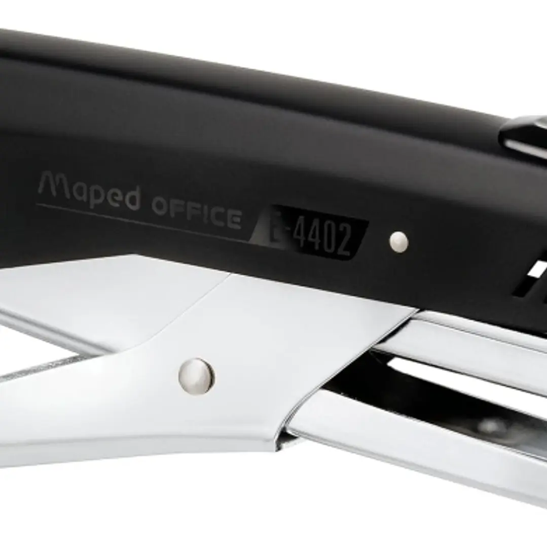 Maped E-4402 Grapadora Metalica de Tenaza - Hasta 25 Hojas - Admite Grapas 24/6 y 26/6 - Profundidad de 45mm - Color Negro 1