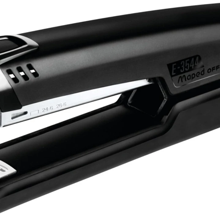 Maped Full Strip A-3544 Grapadora Metalica de Sobremesa - Hasta 25 Hojas - Admite Grapas 24/6 y 26/6 - Profundidad de 84mm - Grapado Cerrado y Clavado 1