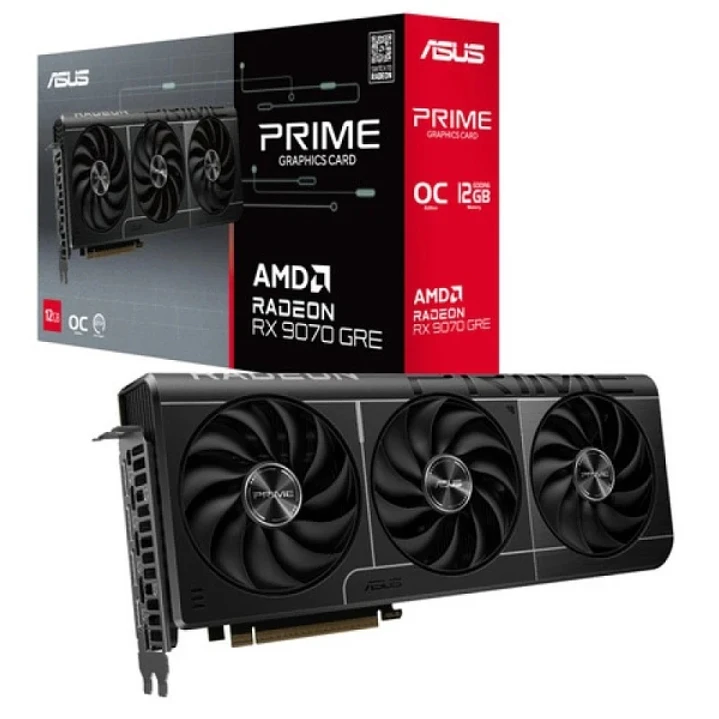 Asus PRIME AMD Radeon RX 9070 GRE OC Tarjeta Grafica 12GB GDDR6 RDNA 4 1