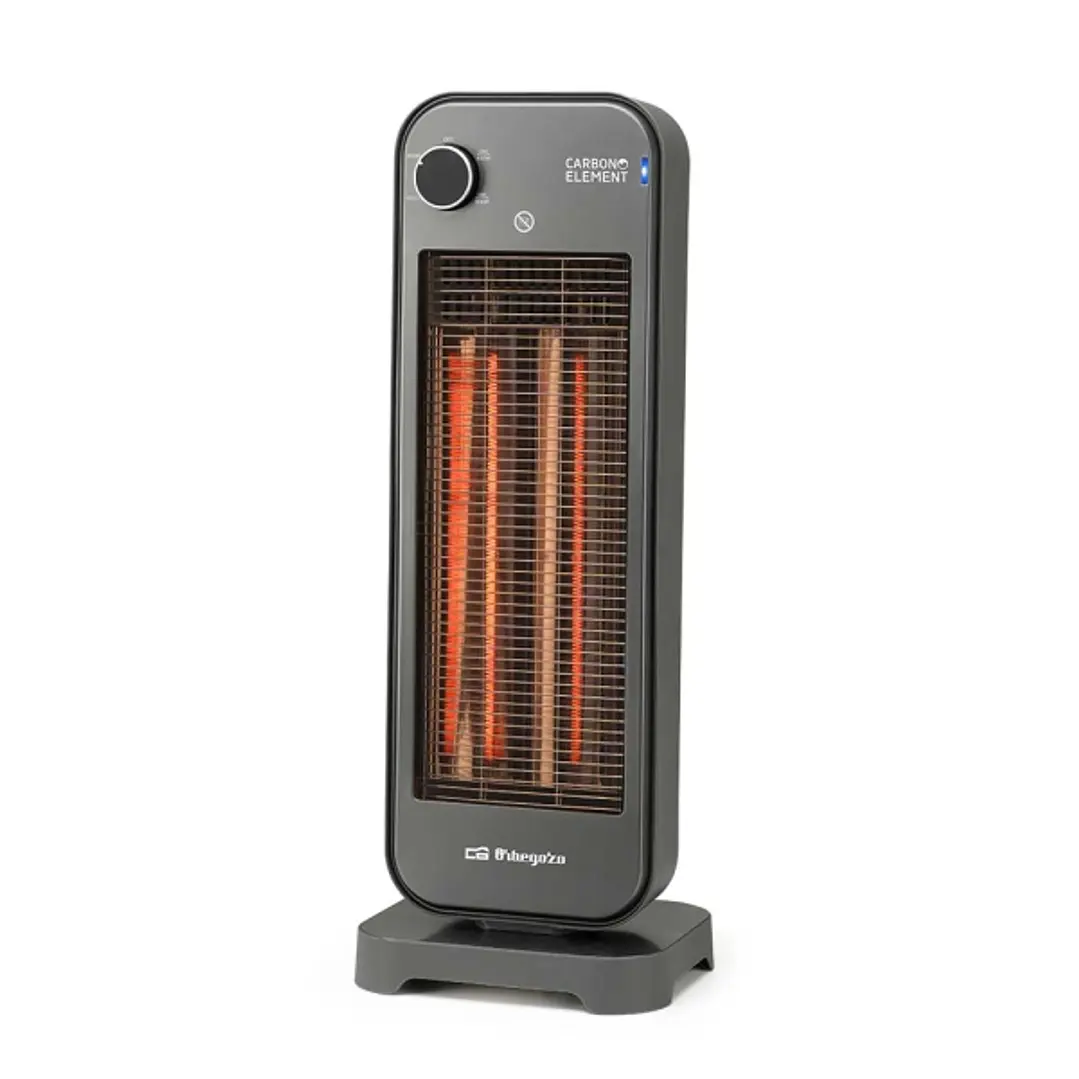 Orbegozo BP 7000 Estufa de Carbono - Calentamiento Instantaneo y Eficiente - Calor Natural y Confortable - Bajo Consuo - Funcion Oscilante - Doble Pot 1