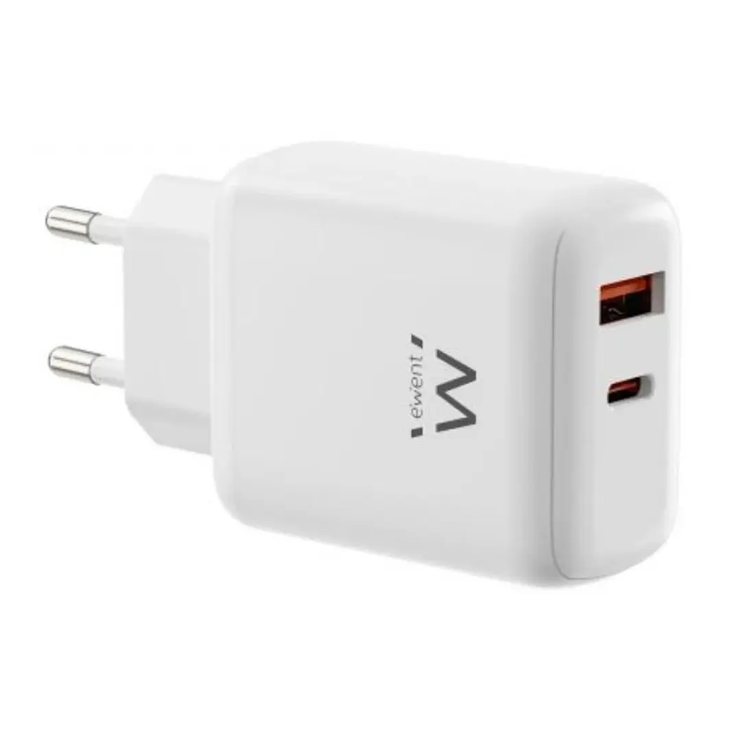 EWENT CARGADOR RAPIDO GAN DE 45W /USB-C PD Y USB-A 1