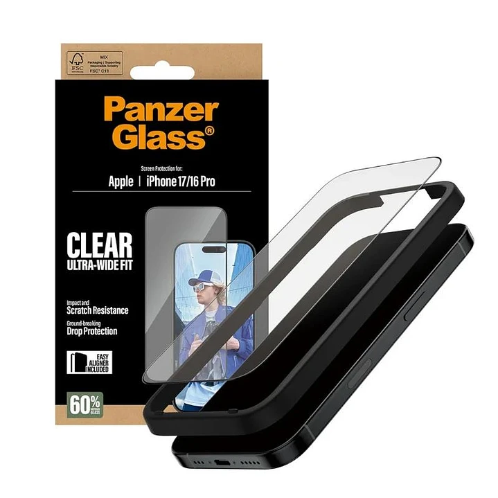 PanzerGlass Screen Protector iPhone 16Pro-17 1