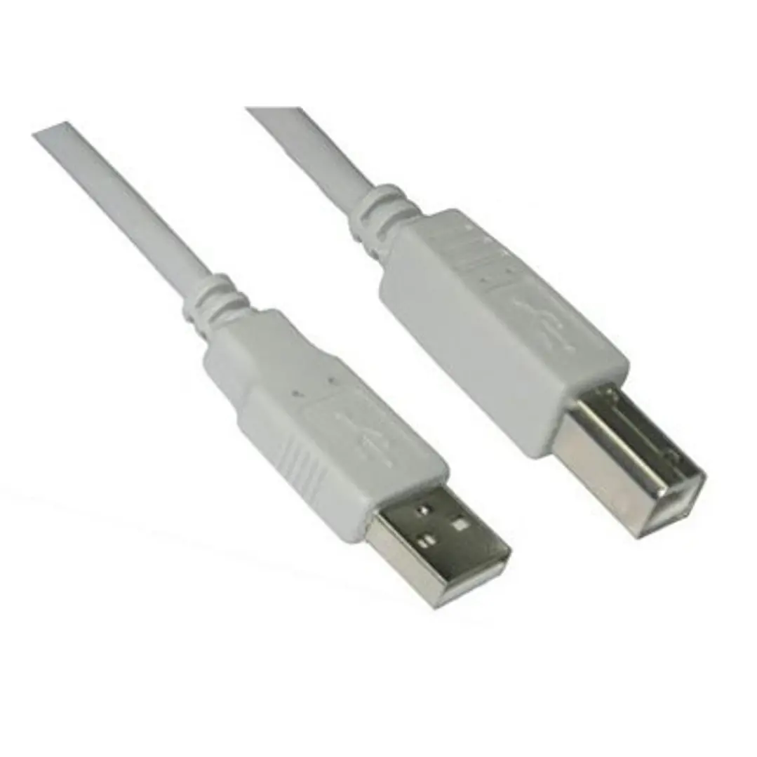 Nanocable Cable USB 2.0 A/M-B/M, Beige, 1.8 m 1